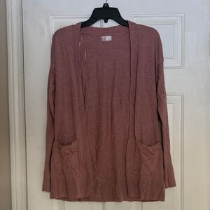 SO Mauve Knit Cardigan